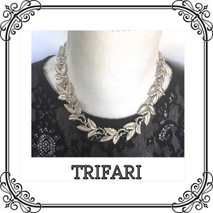 Silver tone Trifari Necklace
